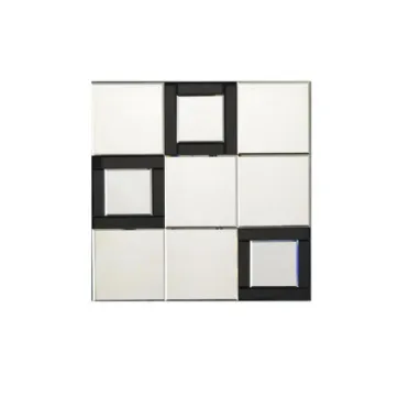 Specchio 12 in vetro argentato di Stones