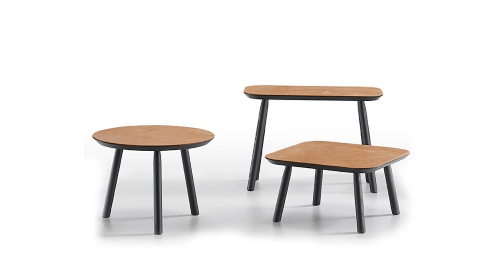 Tavolini Suite con top in cuoio di Midj