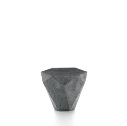 Tavolino Diamond Small in pietra fossile di Stones