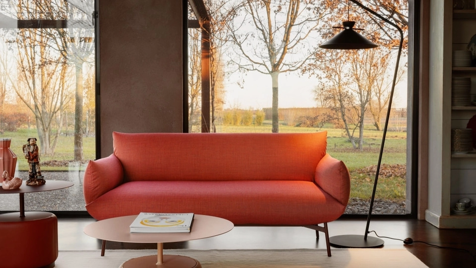 Lampada da terra Japan in metallo verniciato di Midj