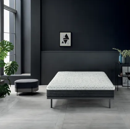 Materasso Regula Sweet in lattice con rivestimento contenente sabbia vulcanica di Zigflex