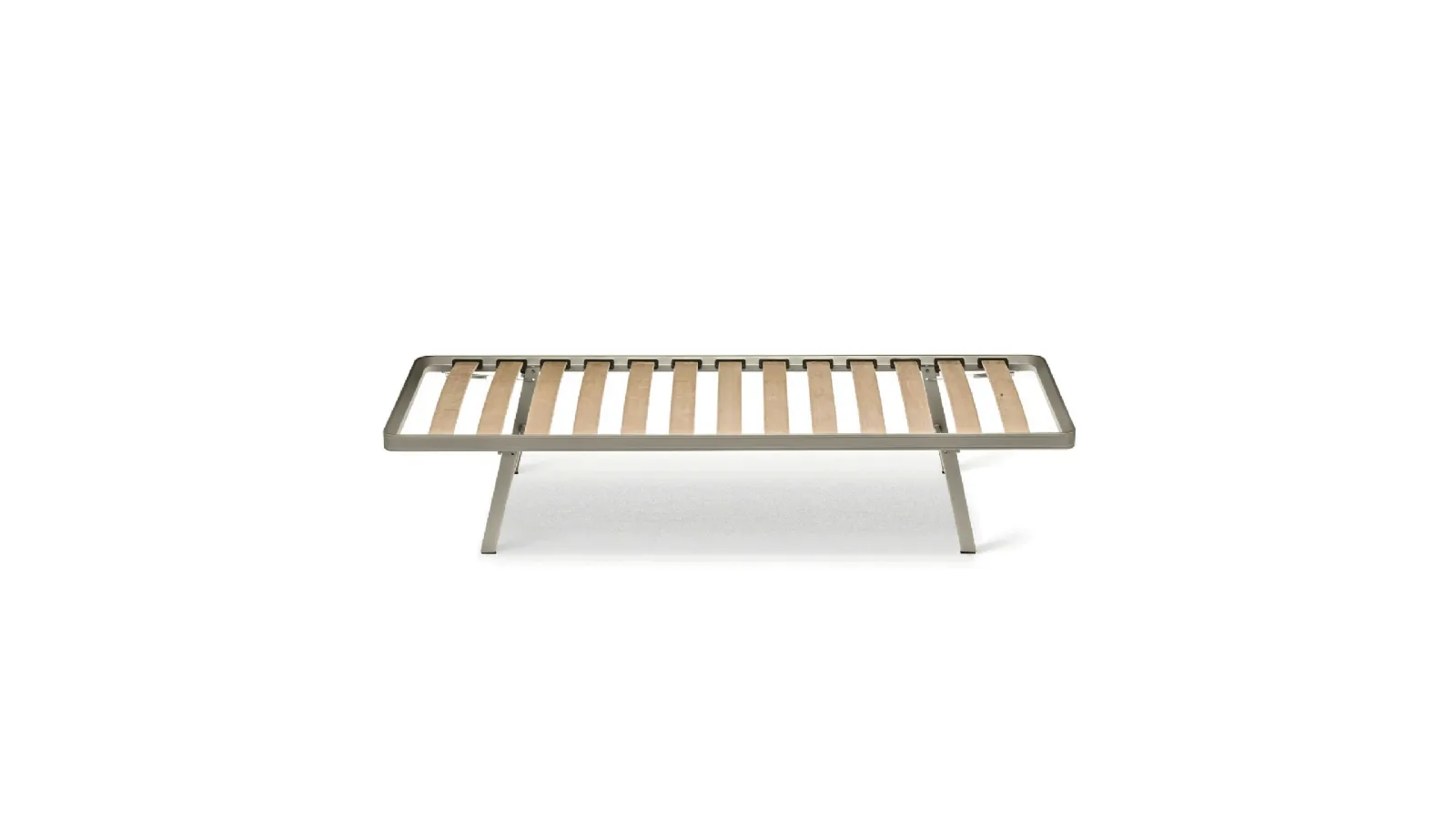 Rete letto singola con piedi pieghevoli Svelto Wood di Zigflex