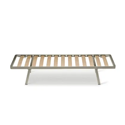 Rete letto singola con piedi pieghevoli Svelto Wood di Zigflex