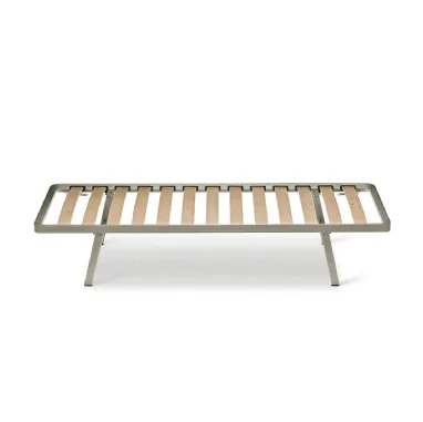 Rete letto singola con piedi pieghevoli Svelto Wood di Zigflex