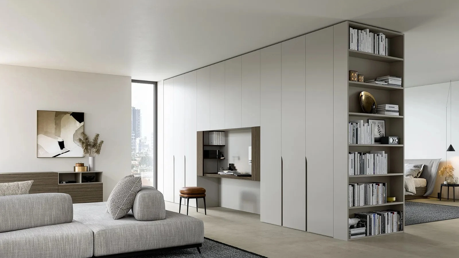 Armadio con ante battenti Wind di Dielle Modus