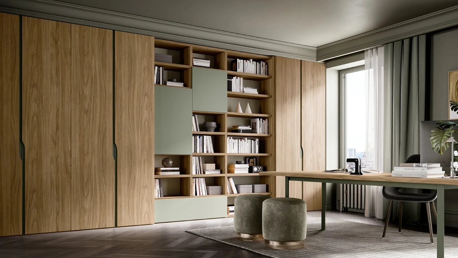 Armadio con ante battenti Piper di Dielle Modus