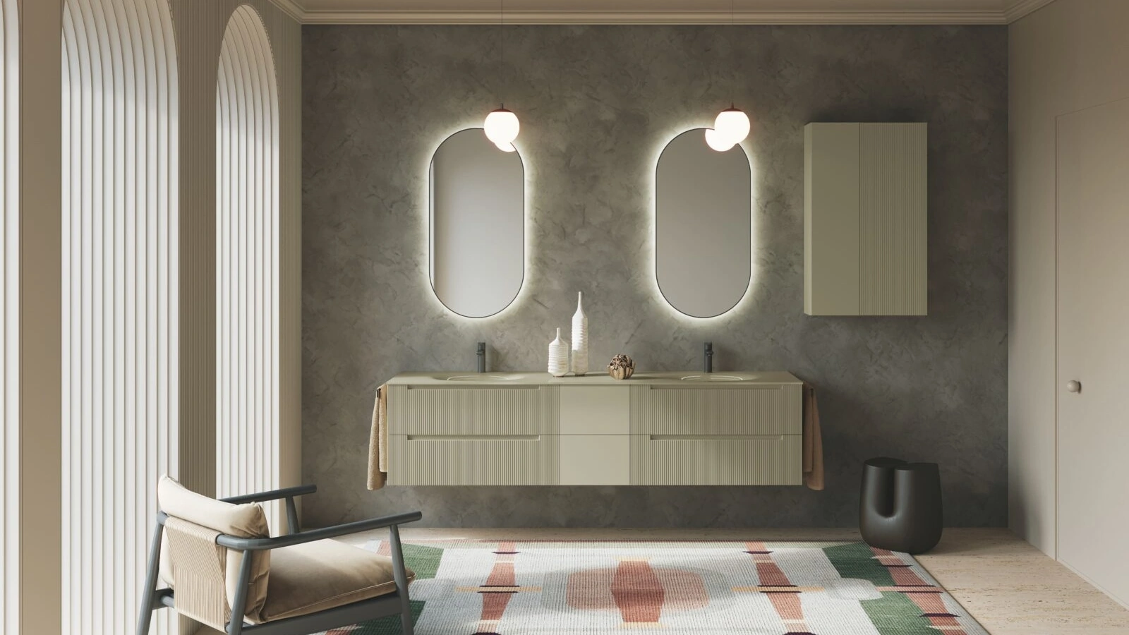 Mobile da Bagno sospeso Armonia 03 di RCR