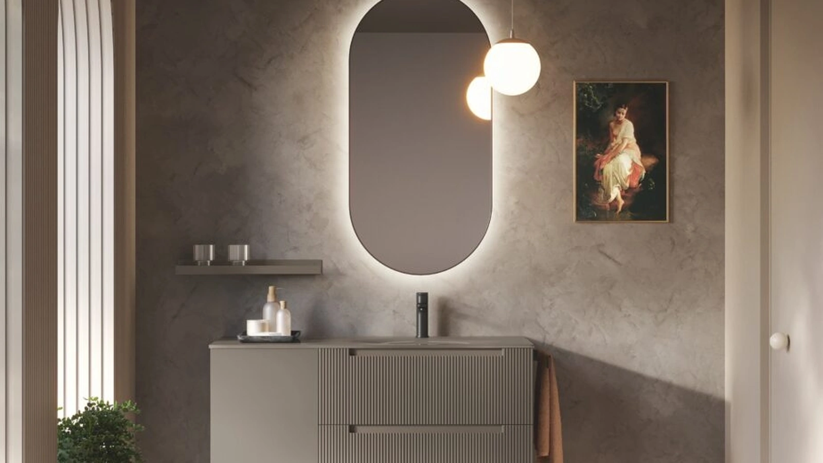 Mobile da Bagno sospeso Armonia 03 di RCR