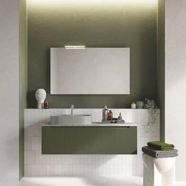 Mobile da Bagno Armonia 05 in laccato opaco di RCR