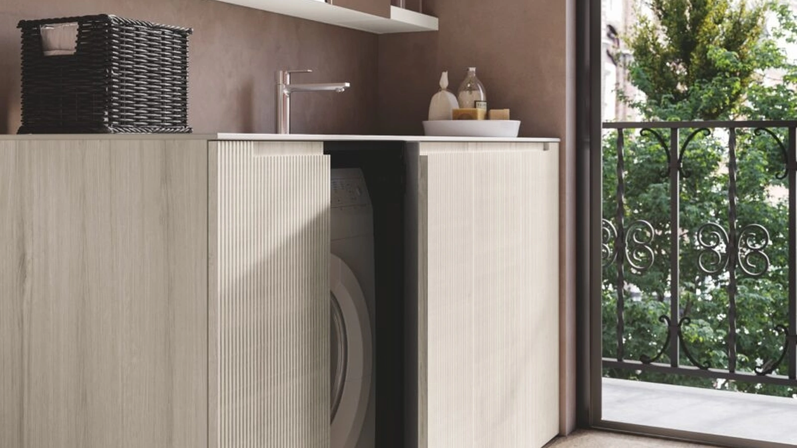 Mobile da Bagno per lavanderia Armonia 12 di RCR