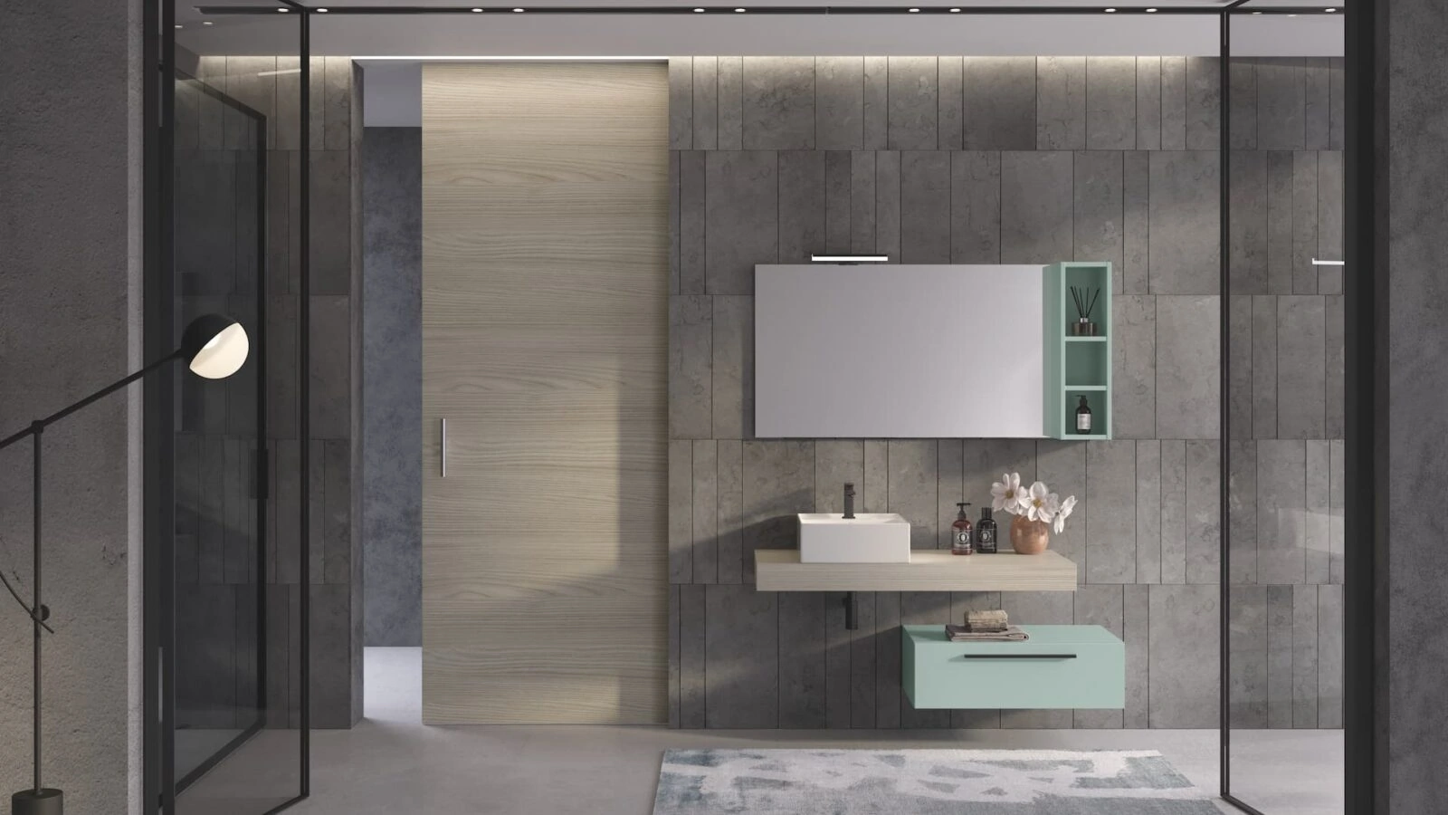 Mobile da Bagno sospeso Fast 08 di RCR