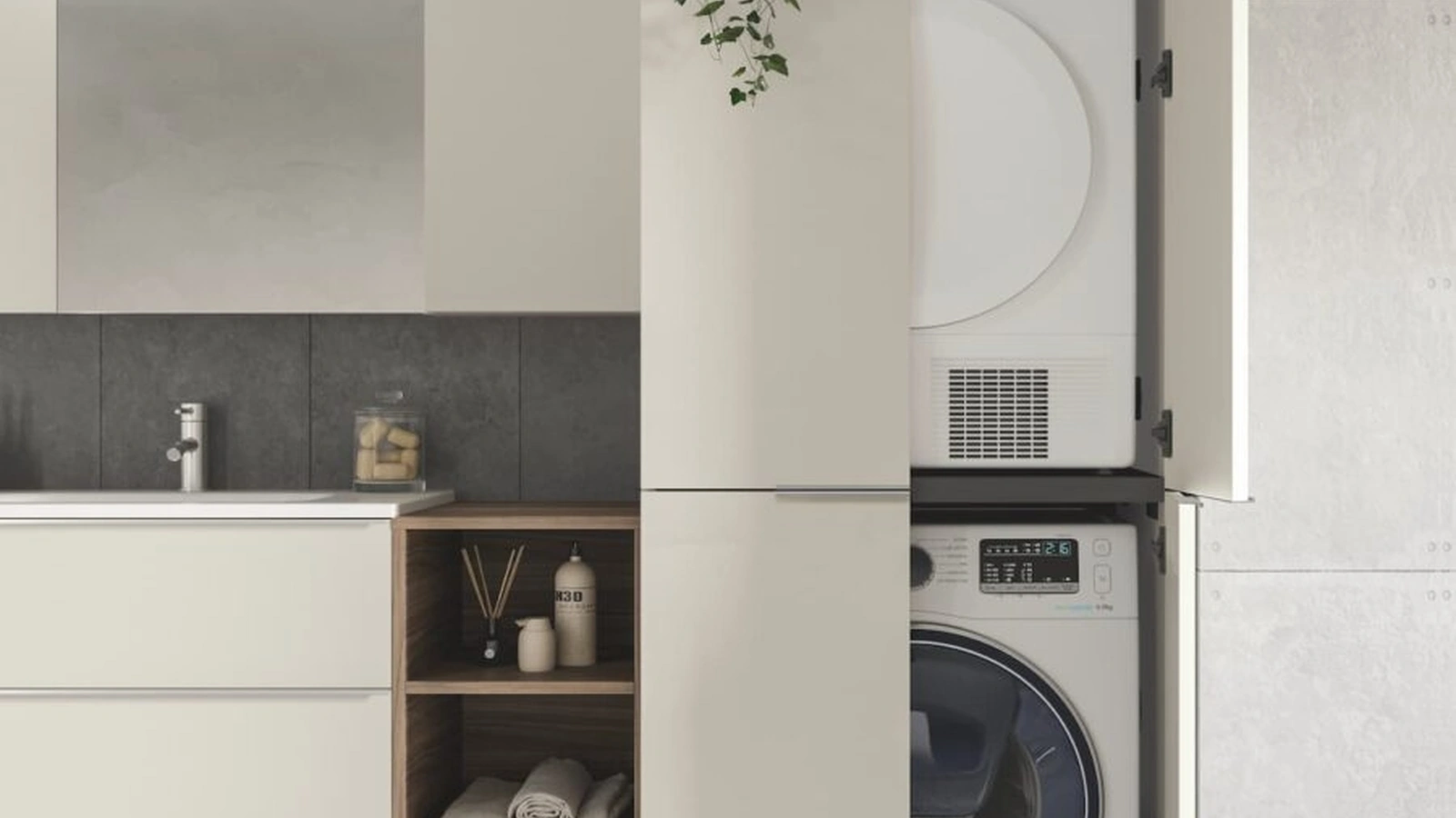 Mobile da Bagno per lavanderia Fast 13 di RCR