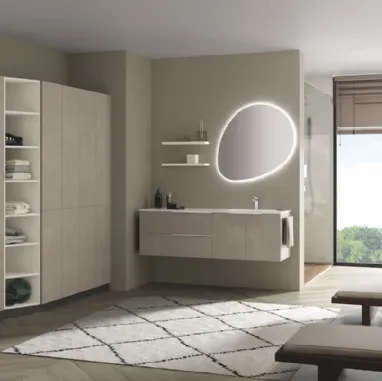 Mobile da Bagno per lavanderia in laminato Laundry 09 di Puntotre