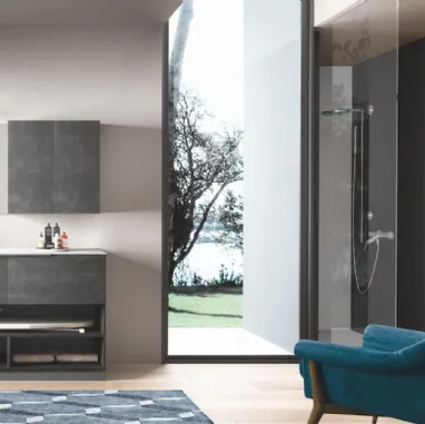 Mobile da Bagno per lavanderia in laminato Laundry 11 di Puntotre