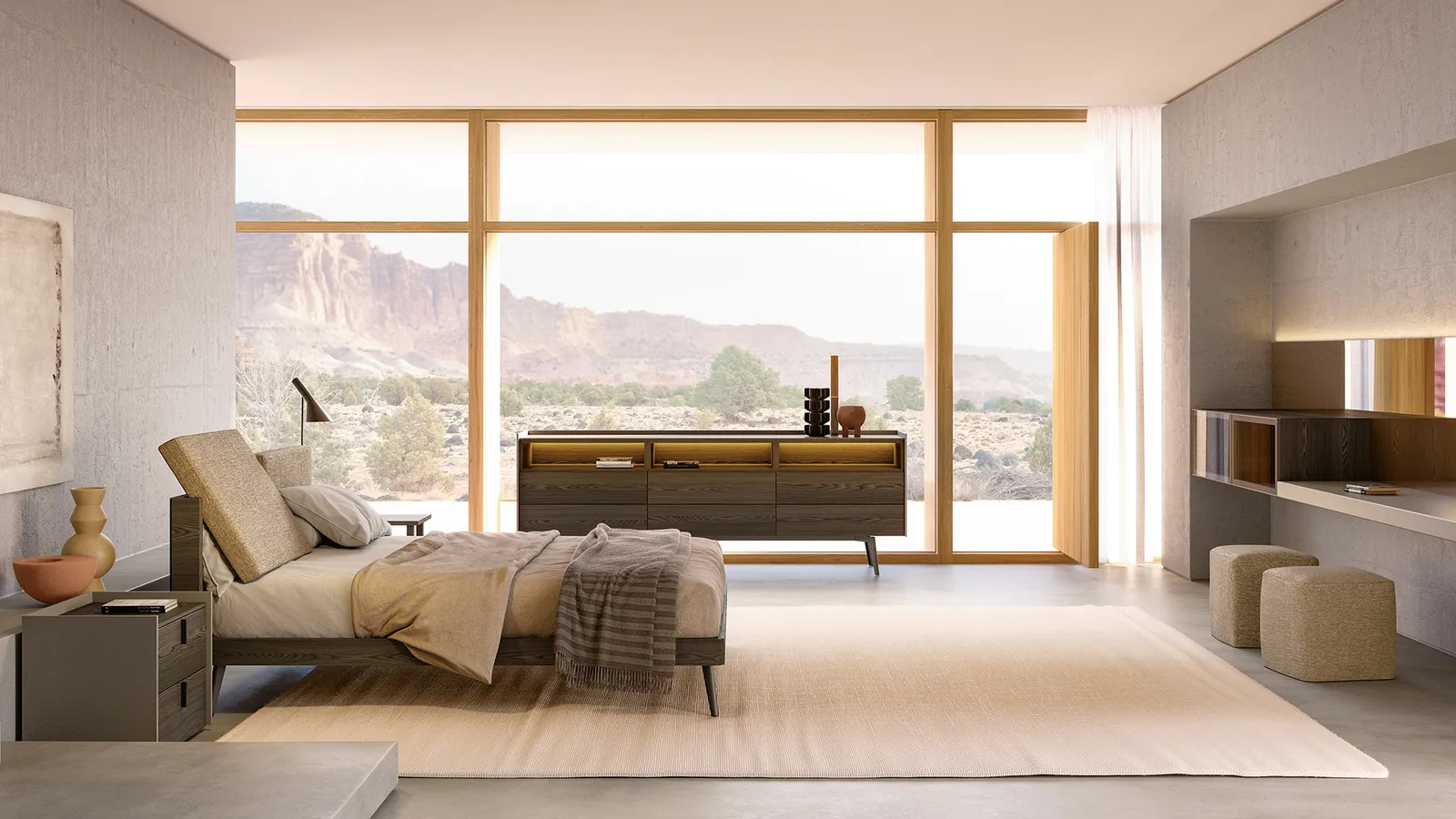 Letto con testiera Charlotte di Fratelli Elli