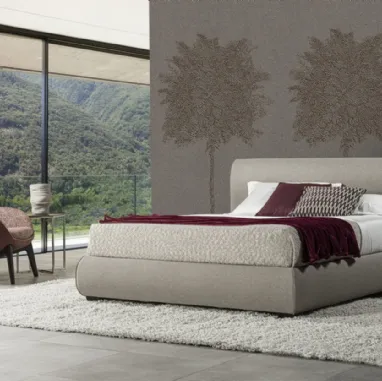 Letto in tessuto Luna Soft di GR Salotti