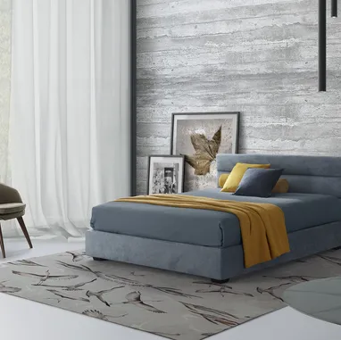 Letto con testiera Marea di GR Salotti