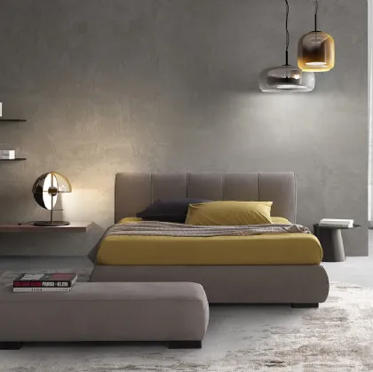 Letto imbottito Moon di GR Salotti