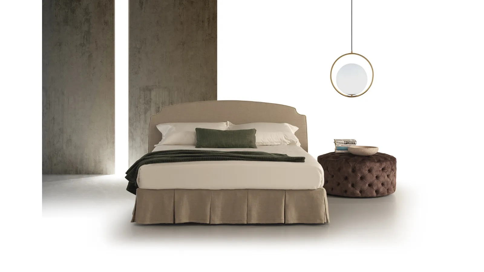 Letto classico con testiera Suite di GR Salotti