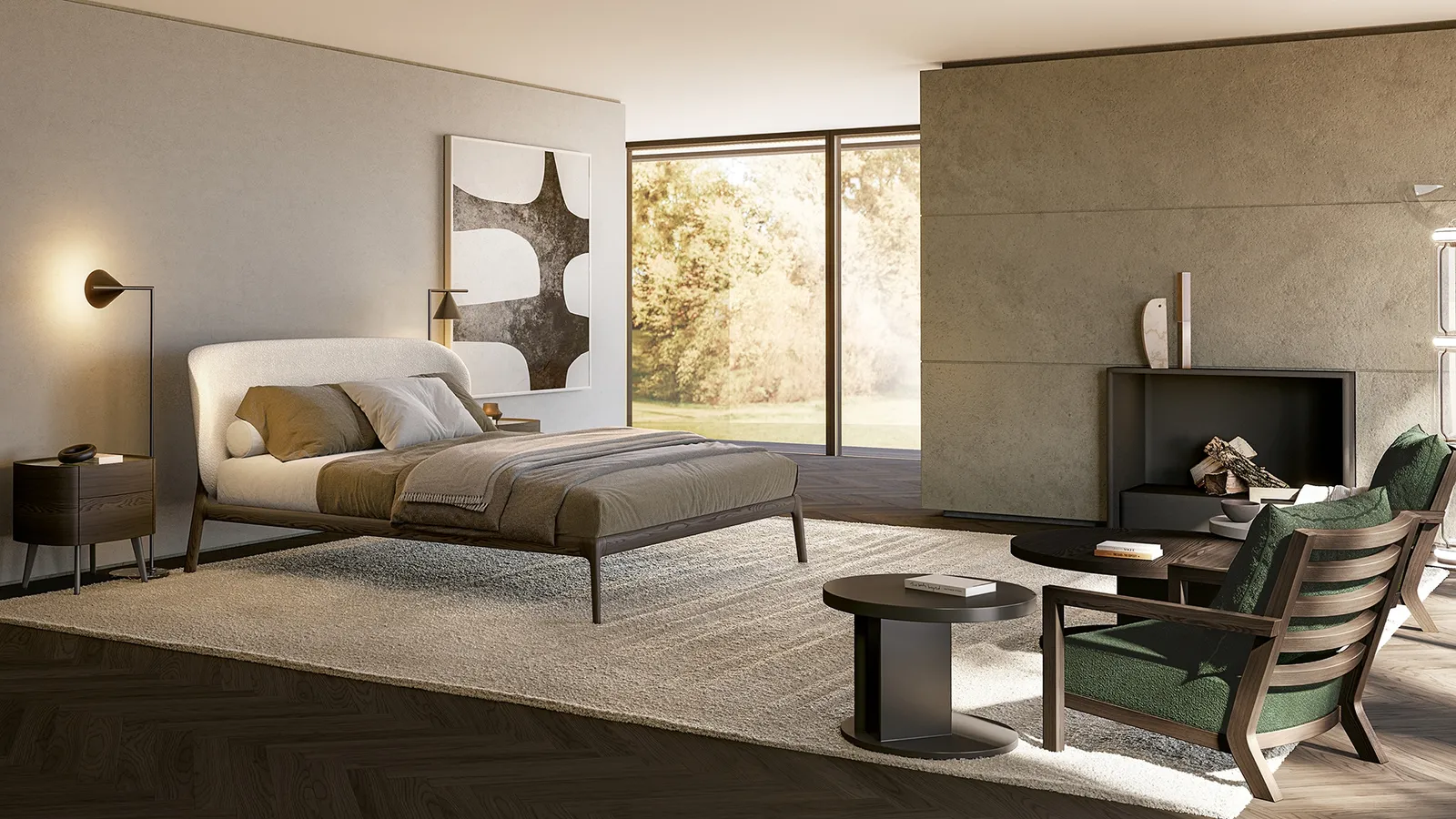 Letto matrimoniale Grace di Fratelli Elli