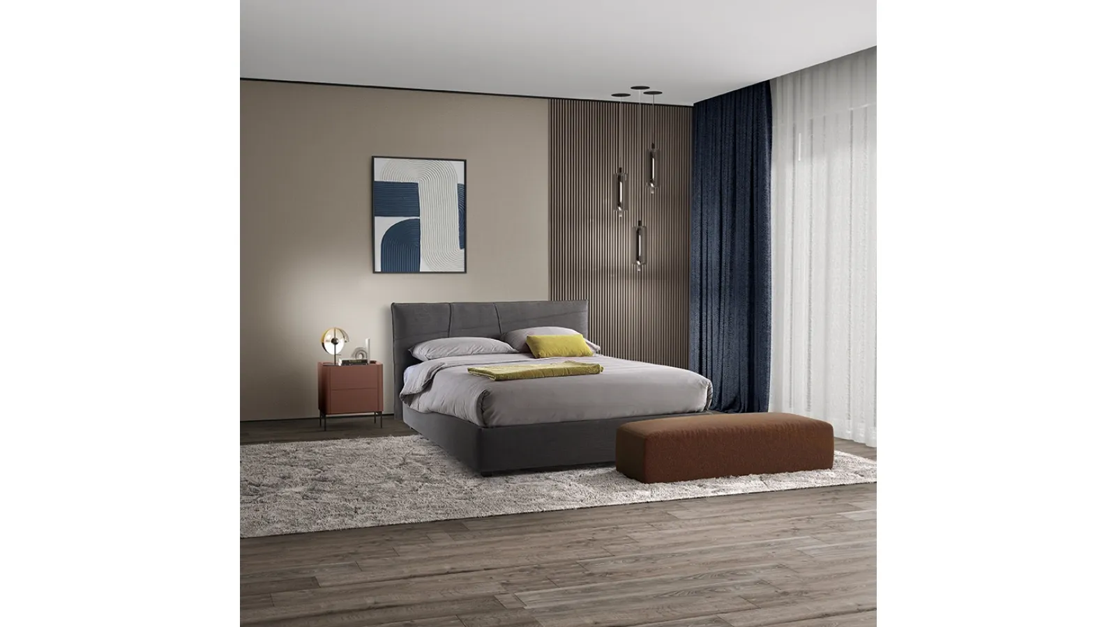 Letto matrimoniale Promo letti 1 di GR Salotti