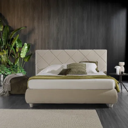 Letto Ross in tessuto di GR Salotti