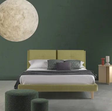 Letto Tia con testiera di GR Salotti