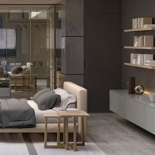 Parete Attrezzata Climb in Laccato Londra di Fratelli Elli