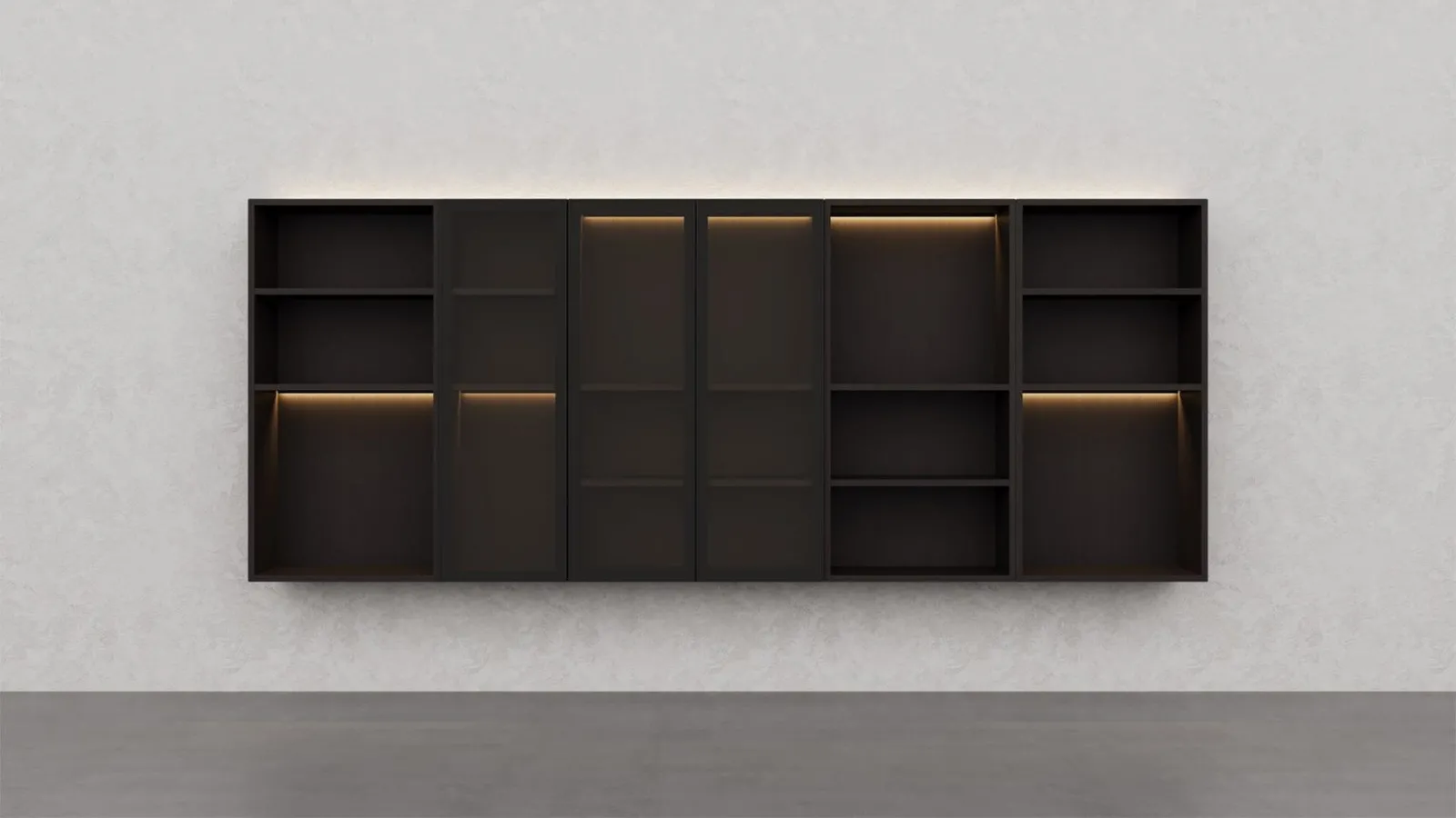 Parete Attrezzata modulare Climb Naxos di Fratelli Elli