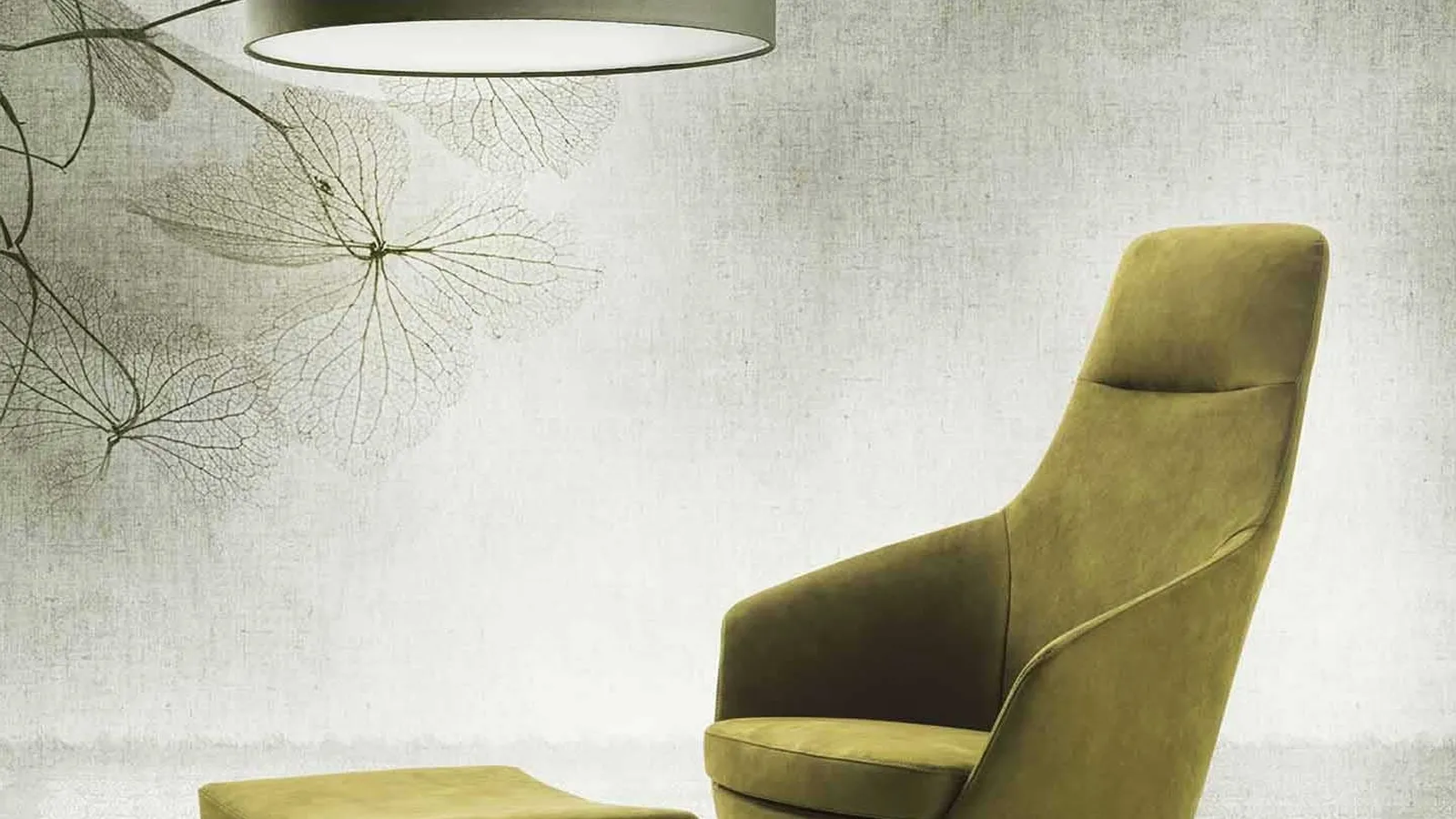 Poltrona moderna in tessuto Dani di GR Salotti