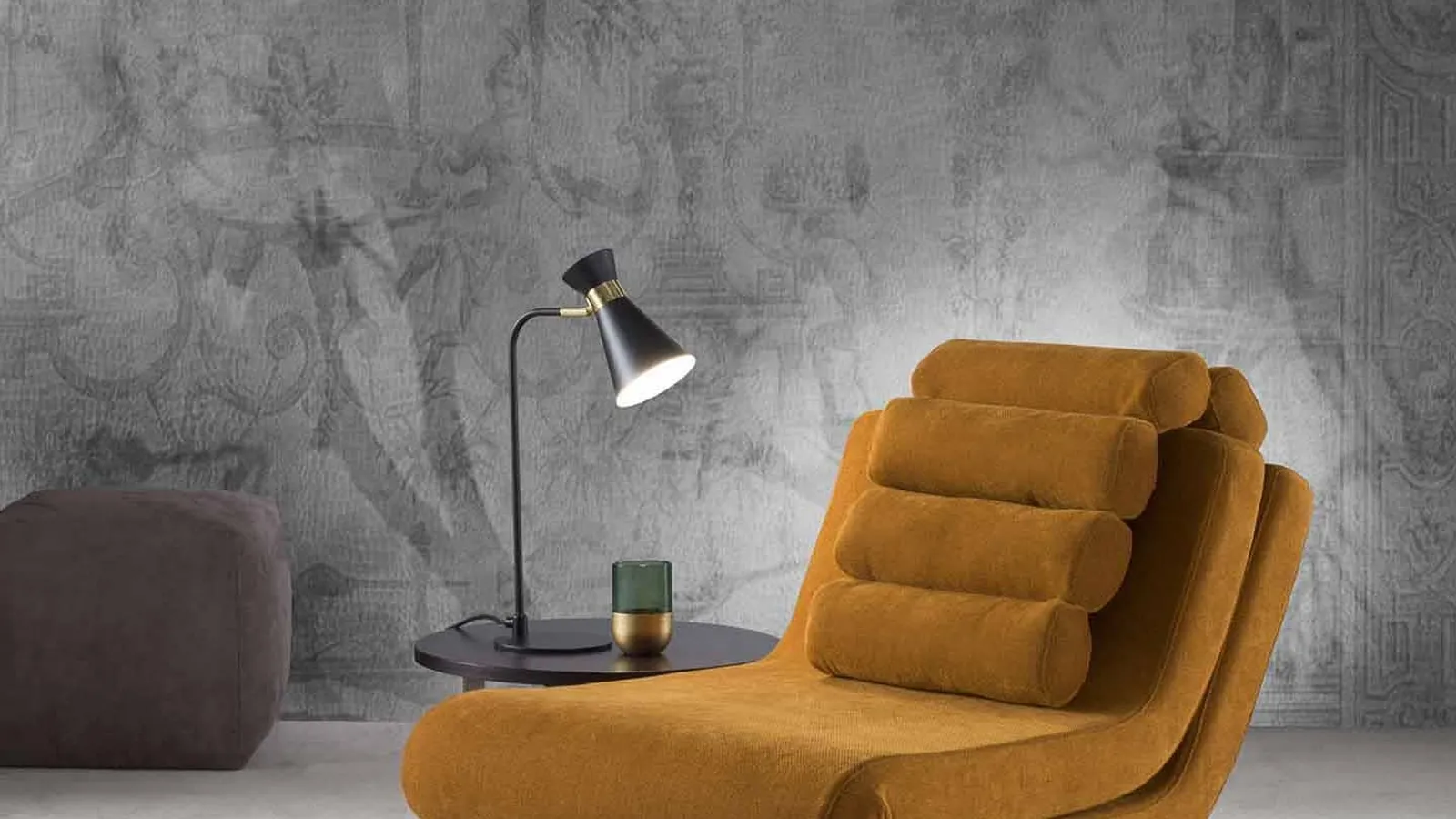 Poltrona di design in tessuto Giulia di GR Salotti