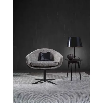 Poltroncina di design in tessuto Susy di GR Salotti