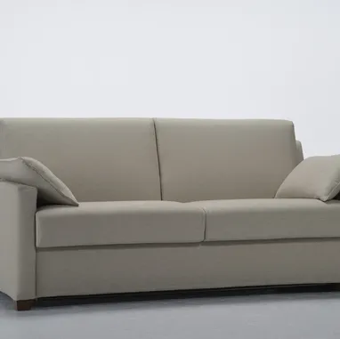Divano Letto lineare in tessuto Lampo A di GR Salotti