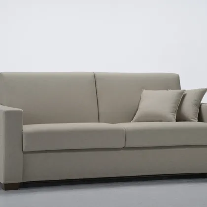Divano Letto lineare  in tessuto Lampo Q di GR Salotti