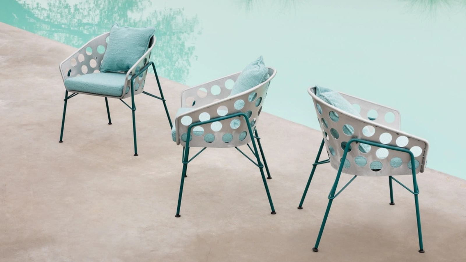 Sedia Bolle P M TS in metallo di Midj