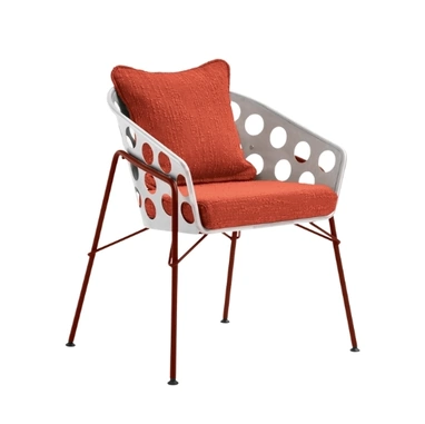 Sedia Bolle P M TS in metallo di Midj