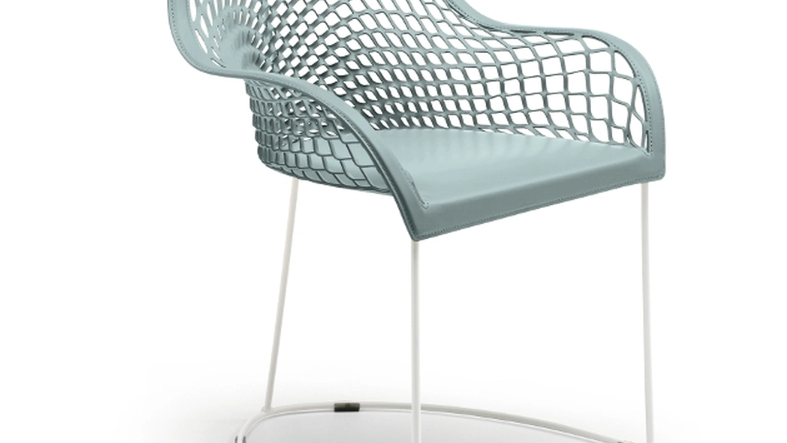 Sedia in cuoio Guapa di Midj