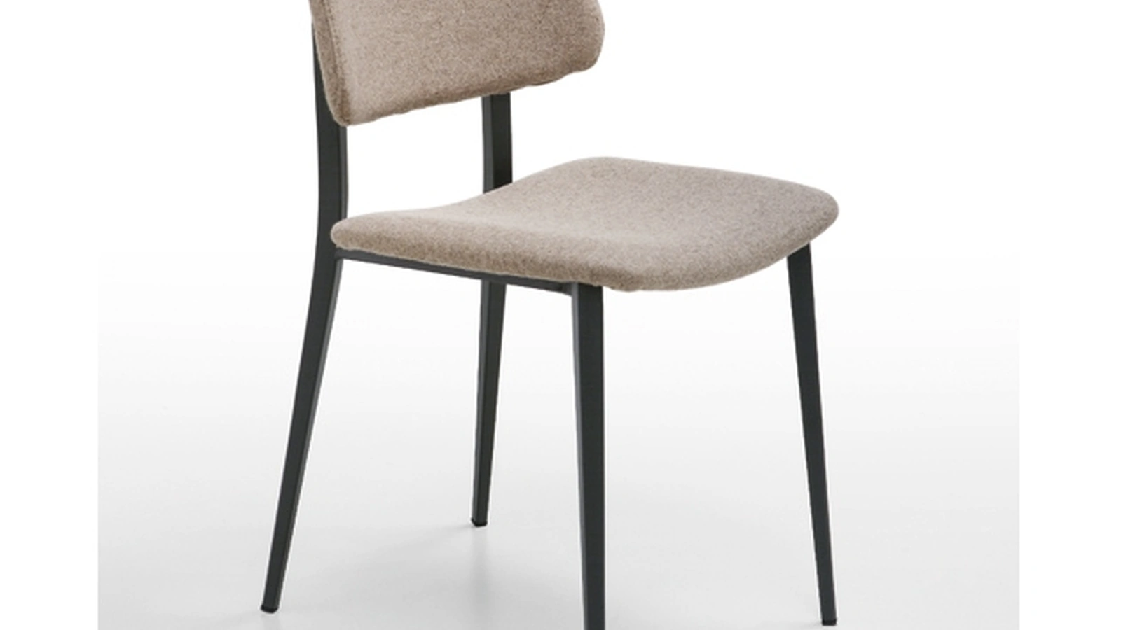 Sedia Joe S M TS in tessuto e acciaio di Midj