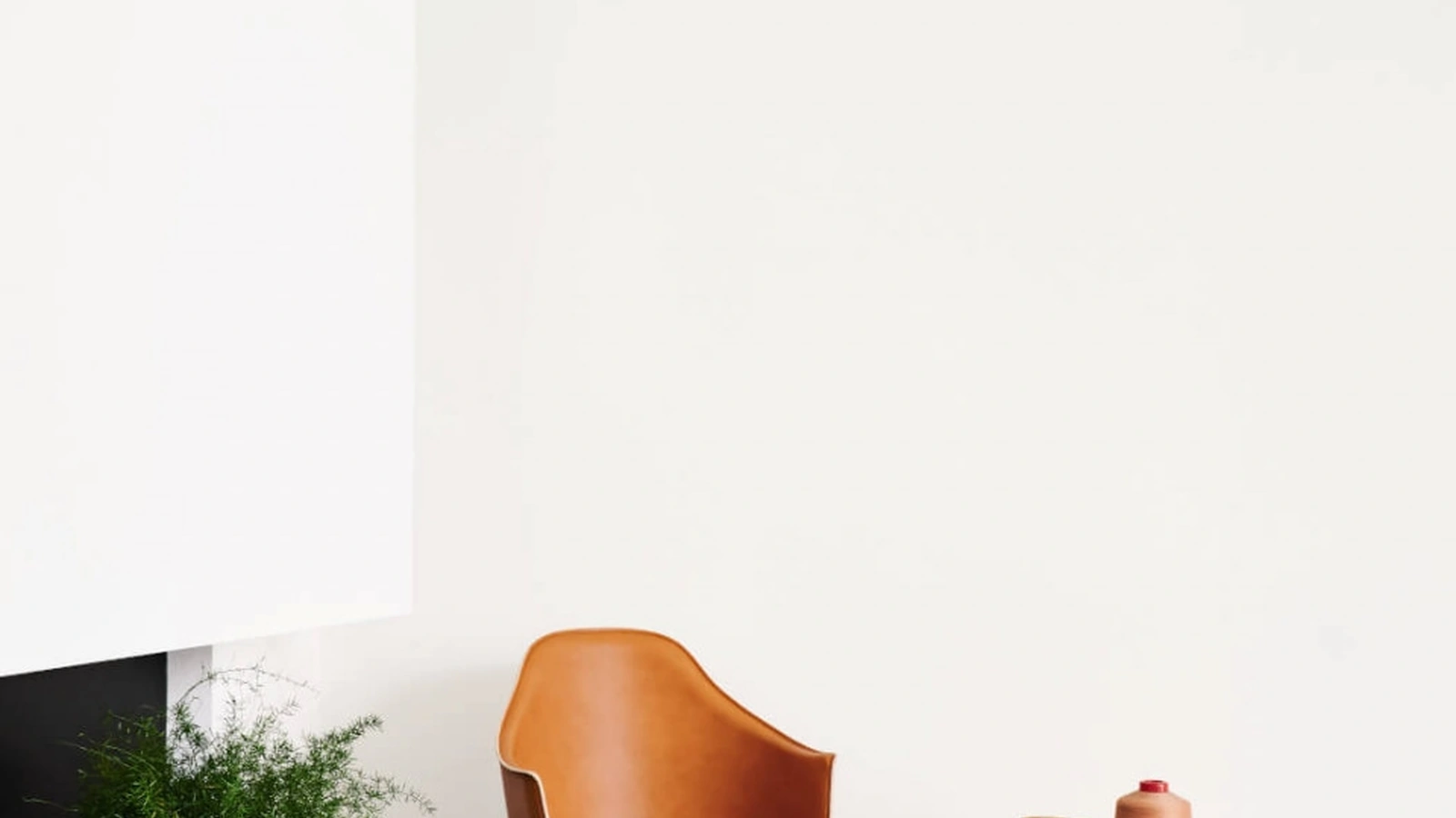 Sedia Lea PM CU in cuoio di Midj