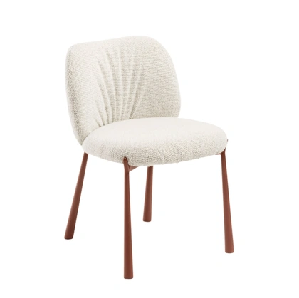 Sedia Mys in tessuto imbottito di Midj