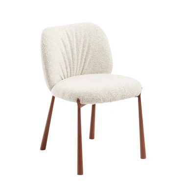 Sedia Mys in tessuto imbottito di Midj