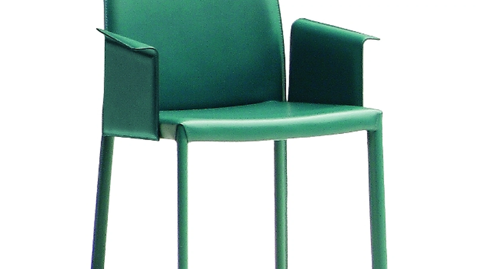 Sedia Nuvola rivestita in cuoio di Midj