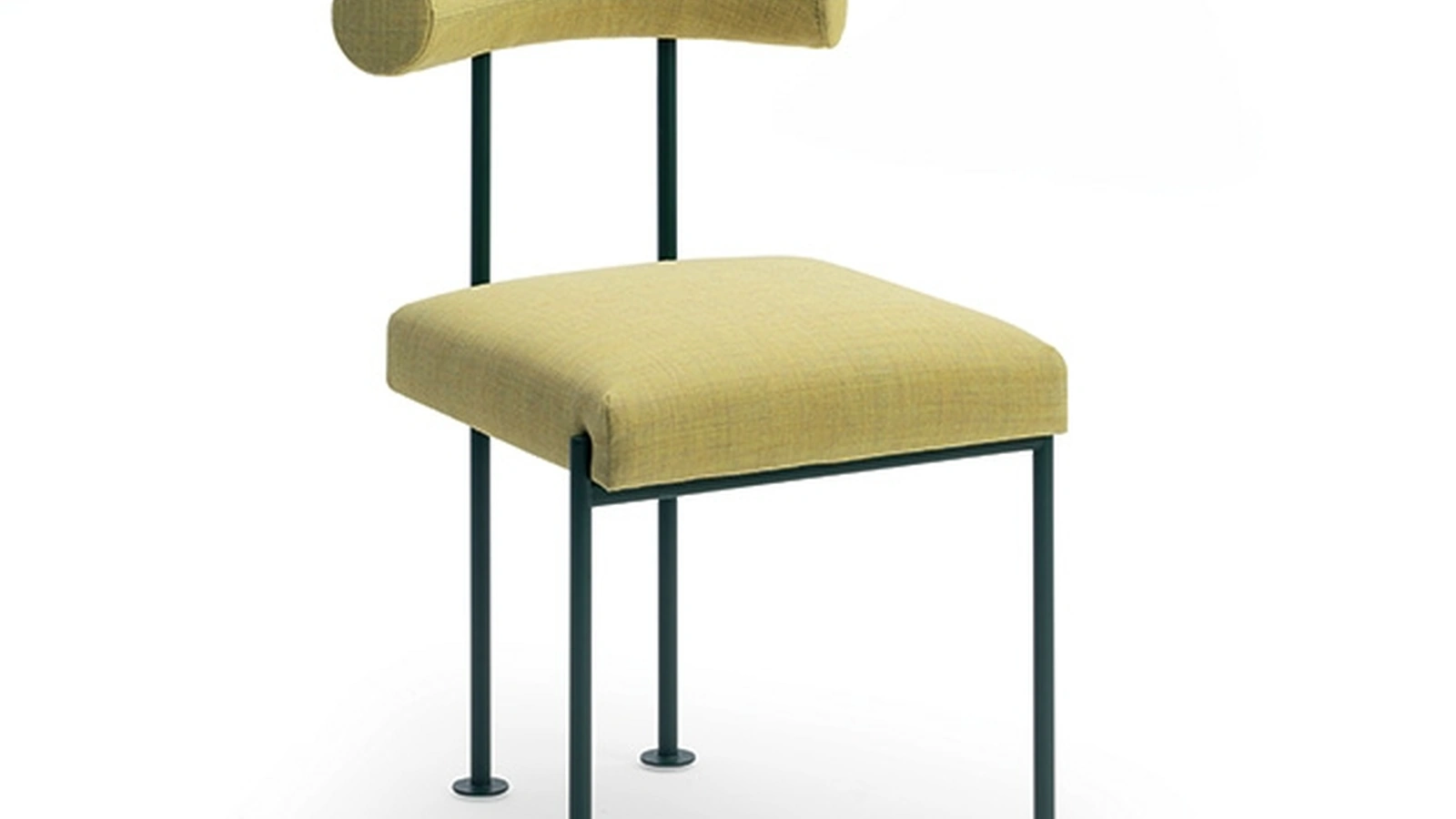 Sedia Qua-ndo in tessuto e metallo di Midj