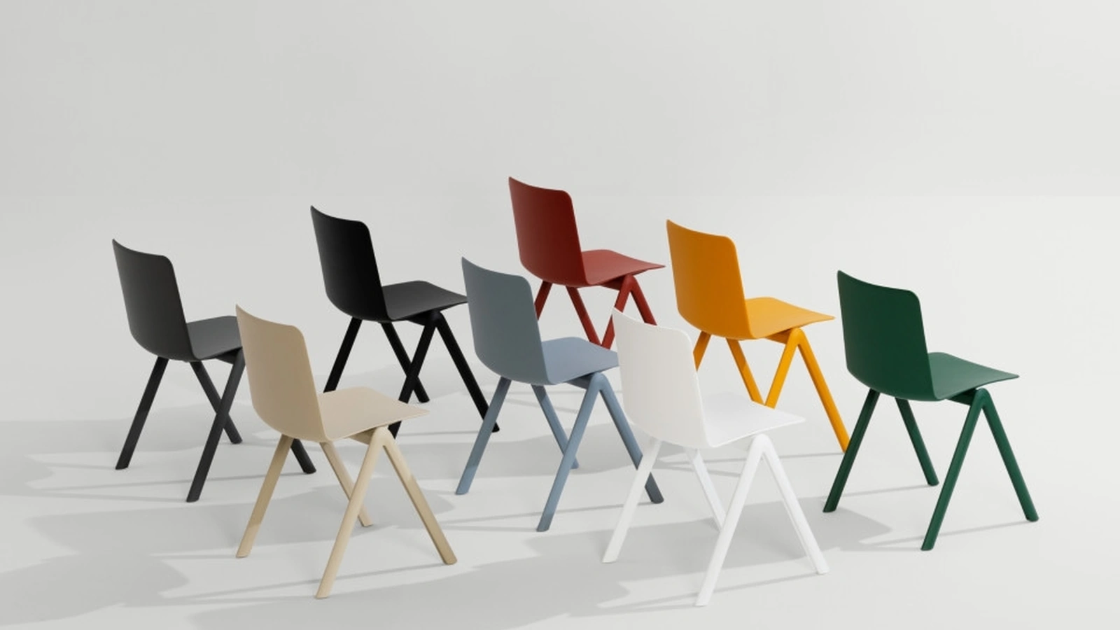 Sedia Stack S PP in polipropilene di Midj