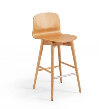 Sgabello Liù in legno di Midj