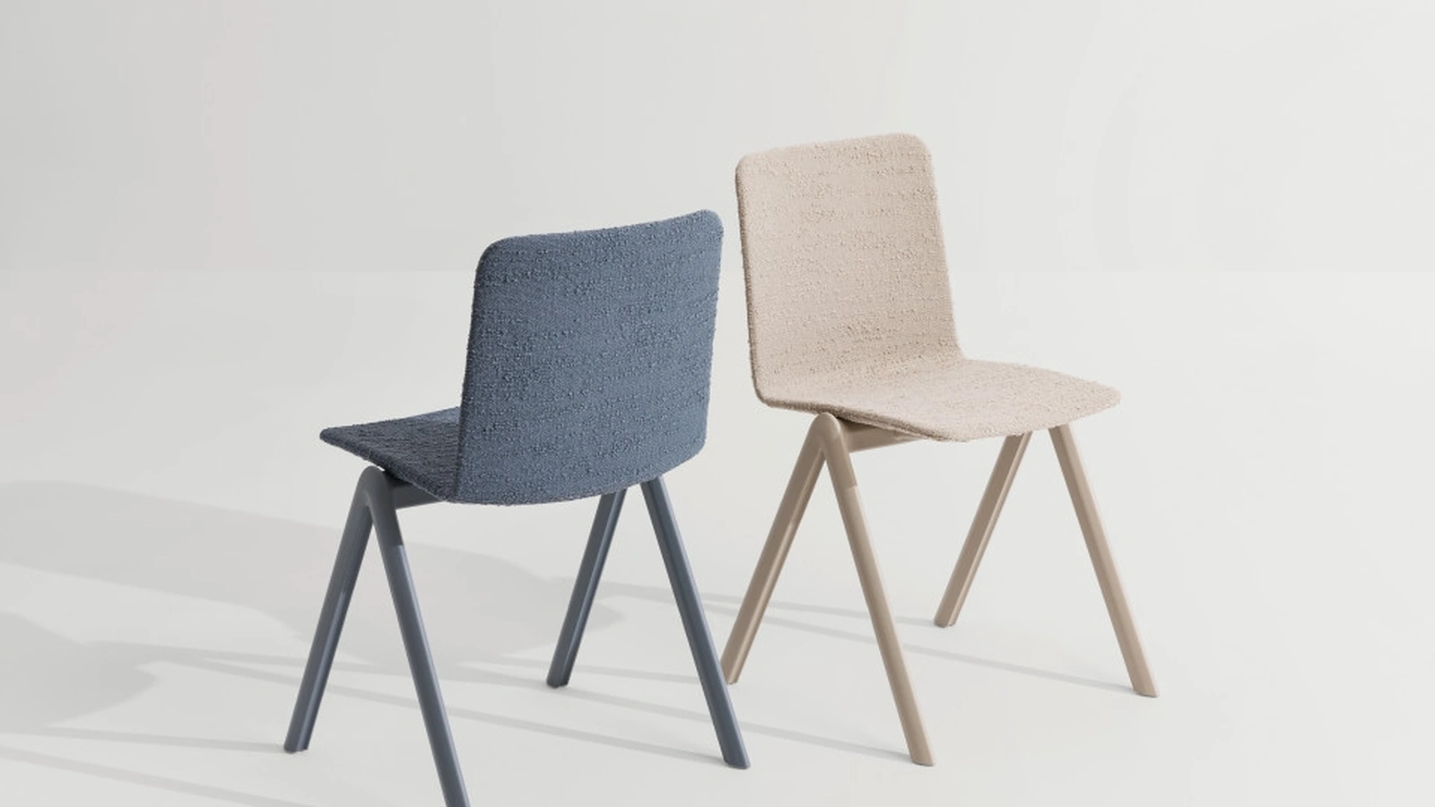 Sedia Stack S PP_TS in tessuto di Midj