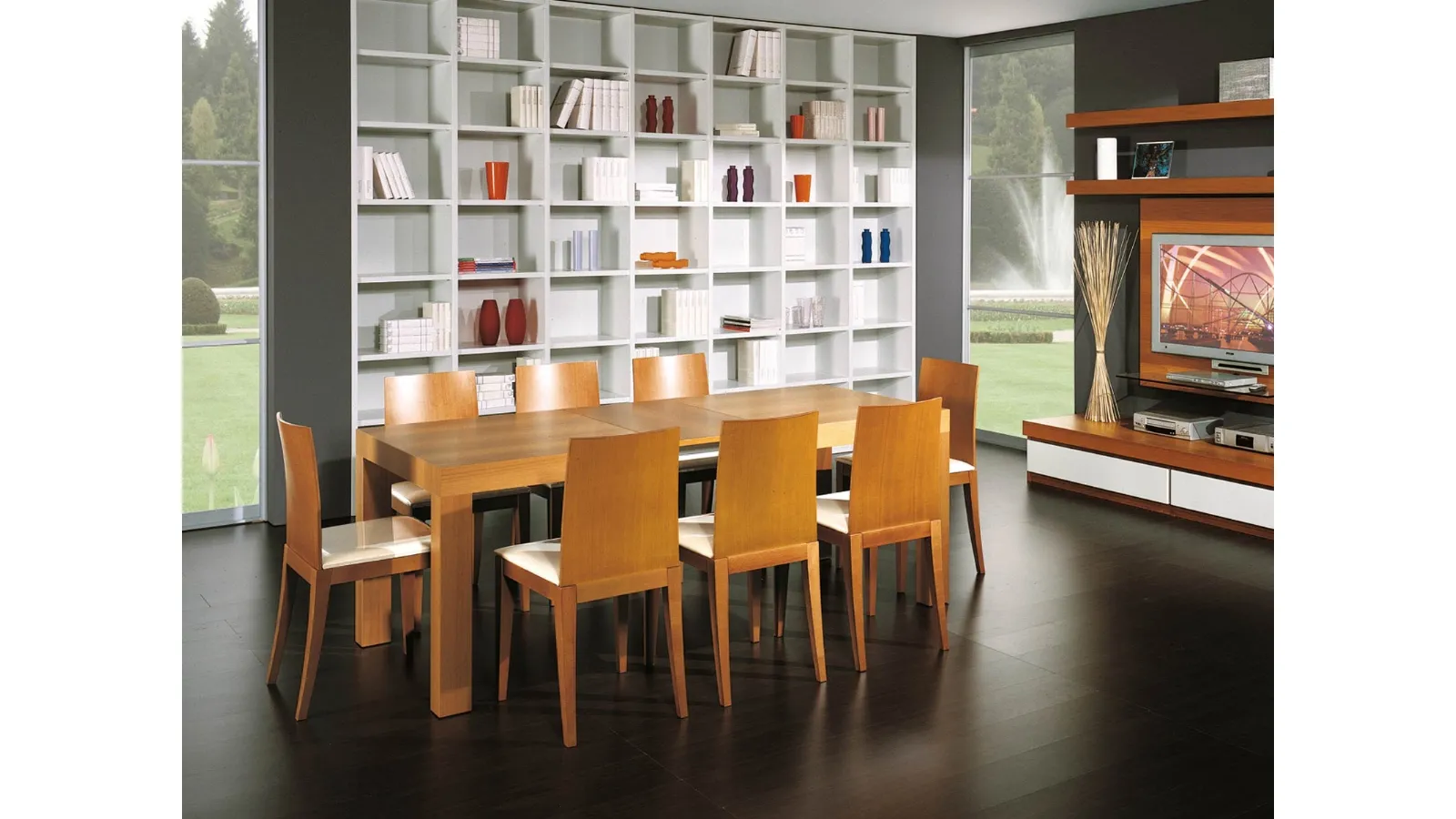 Tavolo allungabile Full Folding in Noce di Fratelli Elli