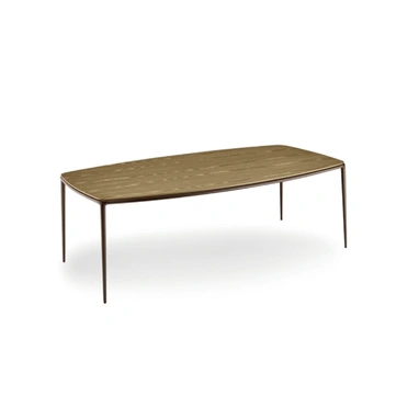 Tavolo Lea con top in legno di Midj