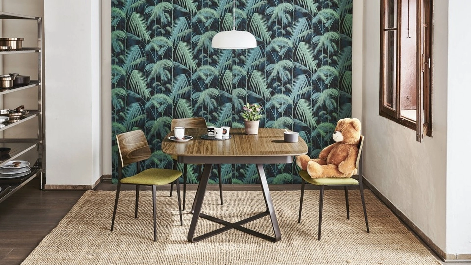 Tavolo allungabile inpiallacciato Paul Botte di Midj