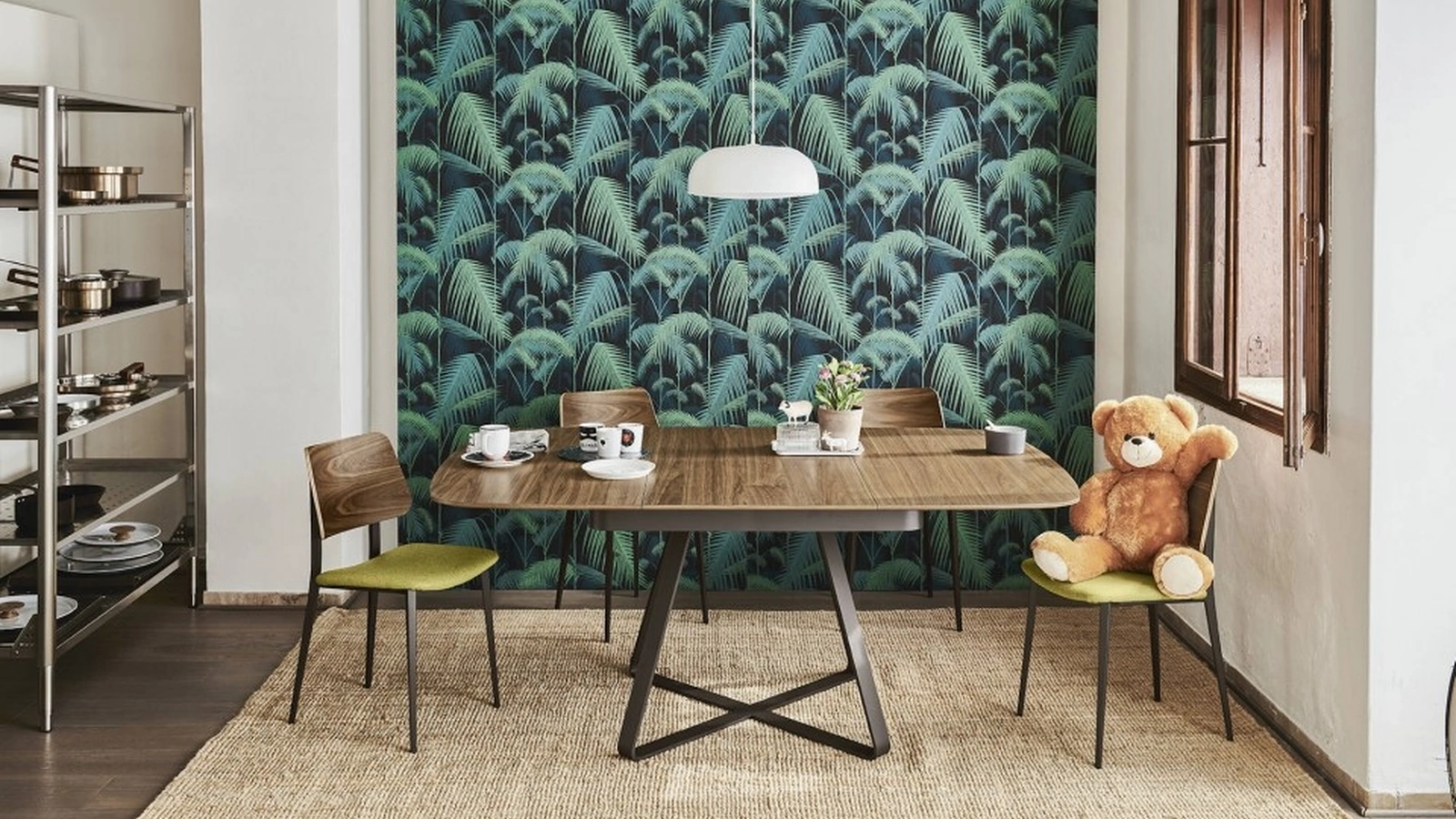 Tavolo allungabile inpiallacciato Paul Botte di Midj